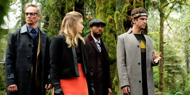 Bill-Irwin-Rachel-Keller-Jeremie-Harris-and-Dan-Stevens-in-Legion-Season-1-Episode-8