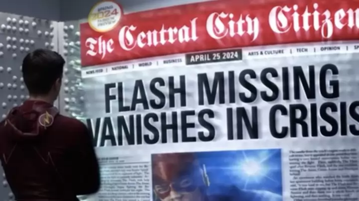 the flash desvanece en Crisis infinitas